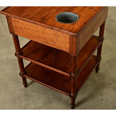 French 19th Century Walnut Rafraichissoir