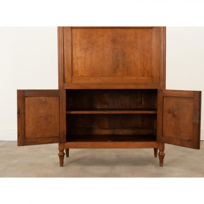 French 19th Century Walnut Secre taire a Abattant