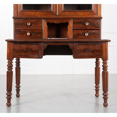 French 19th Century Walnut Secretary