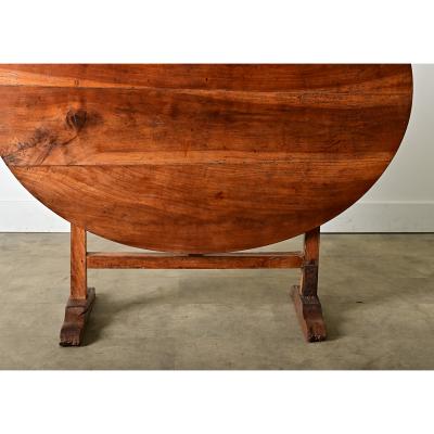 French 19th Century Walnut Wine Taster s Table