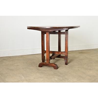 French 19th Century Walnut Wine Taster s Table