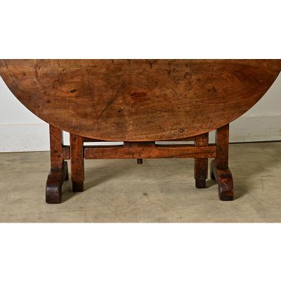 French 19th Century Walnut Wine Taster s Table