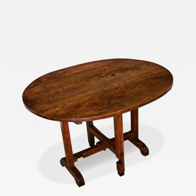 French 19th Century Walnut Wine Taster s Table