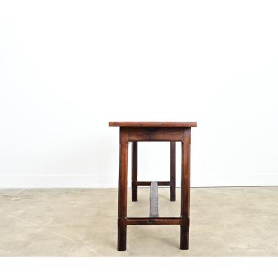 French 19th Century Walnut and Oak Single Drawer Server