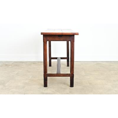French 19th Century Walnut and Oak Single Drawer Server