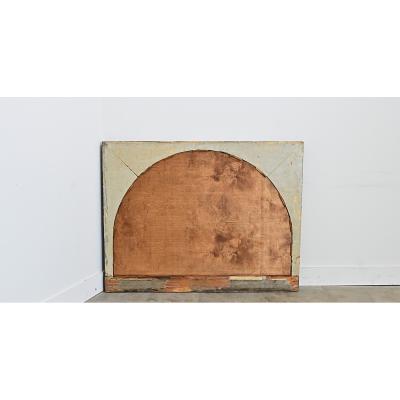 French 19th Century Window Transom Mirror