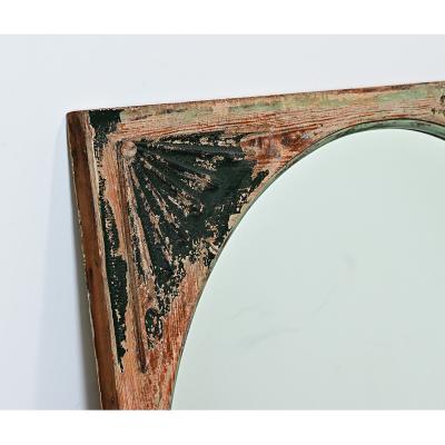 French 19th Century Window Transom Mirror
