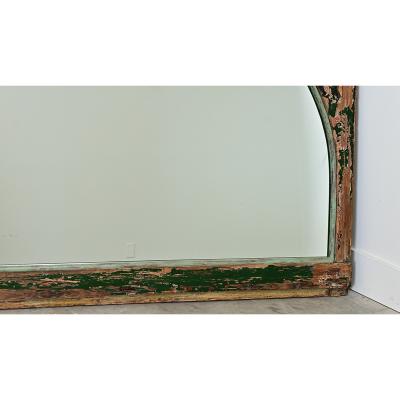 French 19th Century Window Transom Mirror