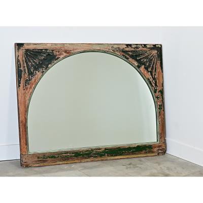French 19th Century Window Transom Mirror