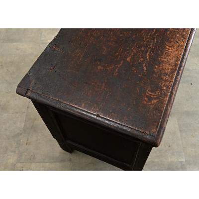 French 19th Century or Earlier Carved Oak Coffer