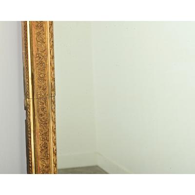 French 19th Gilt Mantel Mirror with Gryphons