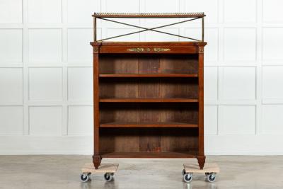 French 19thC Empire Revival Mahogany Bookcase