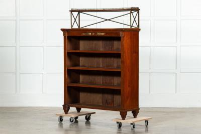 French 19thC Empire Revival Mahogany Bookcase