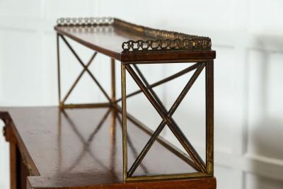 French 19thC Empire Revival Mahogany Bookcase