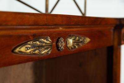 French 19thC Empire Revival Mahogany Bookcase