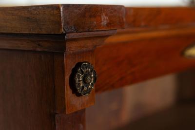 French 19thC Empire Revival Mahogany Bookcase