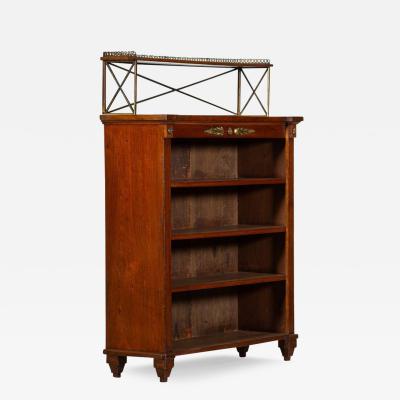 French 19thC Empire Revival Mahogany Bookcase