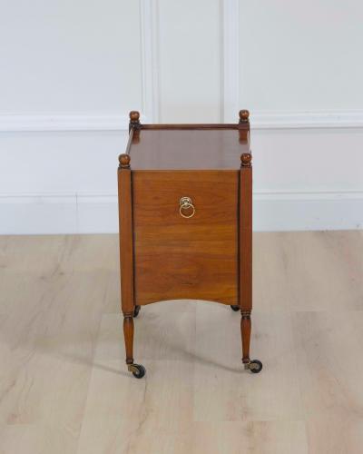 French 20th Century Cherrywood Bedside Table