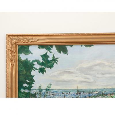 French 20th Century Large Landscape Painting