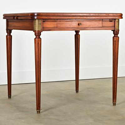 French 20th Century Mahogany Game Table