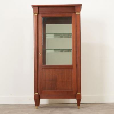 French 20th Century Mahogany Vitrine