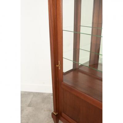 French 20th Century Mahogany Vitrine