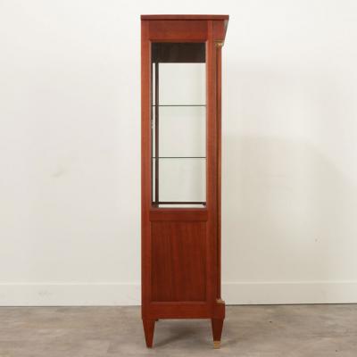 French 20th Century Mahogany Vitrine