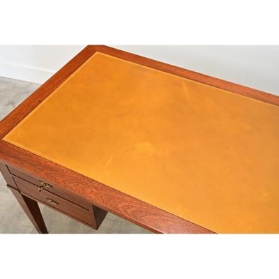 French 20th Century Mahogany and Leather top Desk