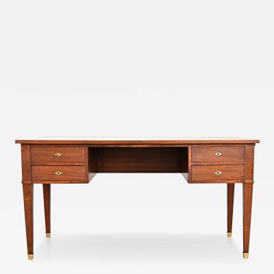 French 20th Century Mahogany and Leather top Desk