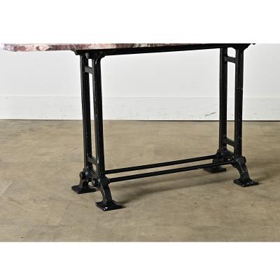 French 20th Century Marble Top Bistro Table