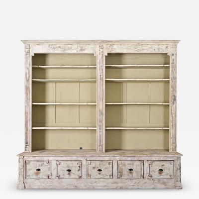 French 20th Century Painted Bookcase