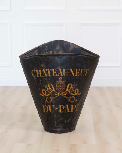 French 20th Century Painted Grape Picking Hod
