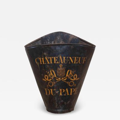 French 20th Century Painted Grape Picking Hod