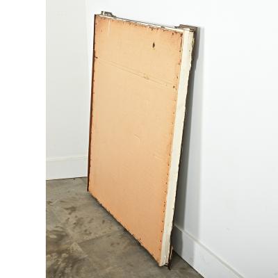 French 20th Century Steel Frame Mirror