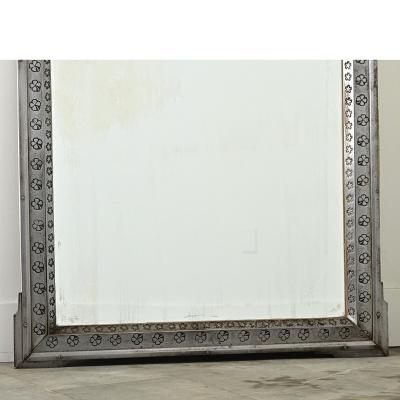 French 20th Century Steel Frame Mirror