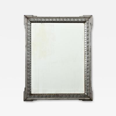 French 20th Century Steel Frame Mirror