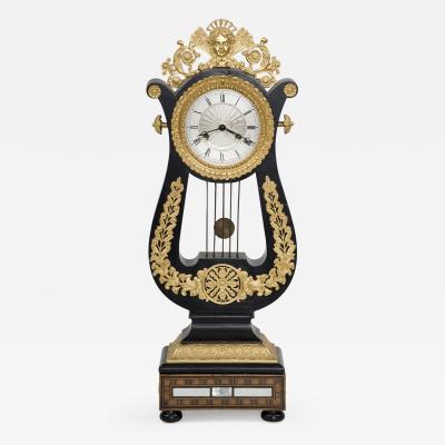 French 8 Day Gilded Mantle Clock Circa 1870