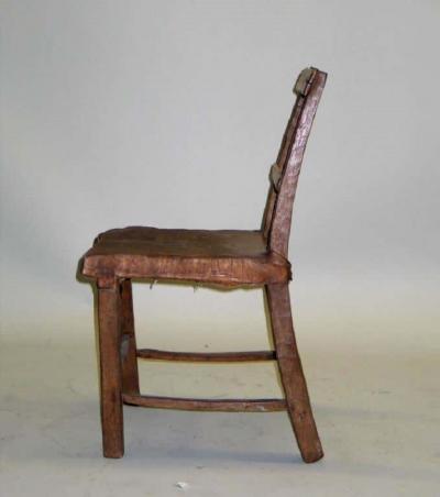 French Alpine Midcentury Deerskin Desk or Side Chair