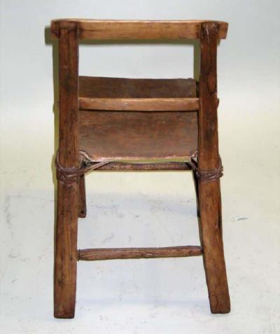 French Alpine Midcentury Deerskin Desk or Side Chair