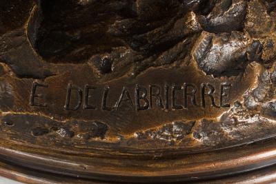 French Antique Bronze Sculpture Family of Bears by Delabrierre