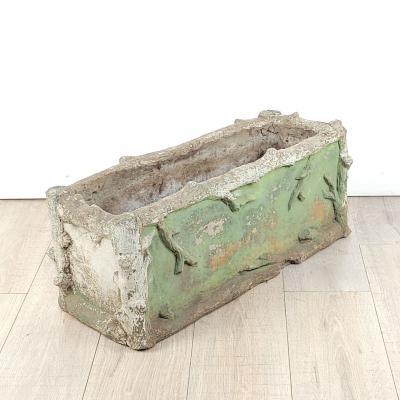 French Antique Cast Stone Planter circa 1880
