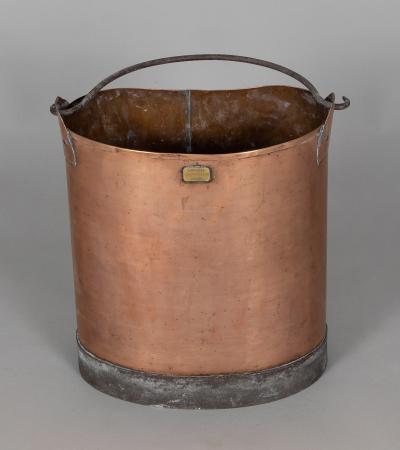 French Antique Copper Pail