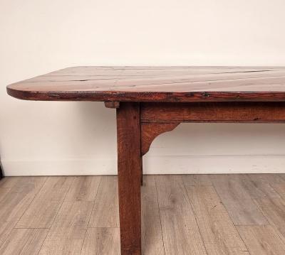 French Antique Farmhouse Table 19th century