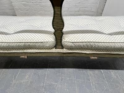 French Antique Painted Bench