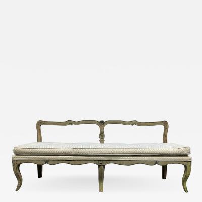 French Antique Painted Bench