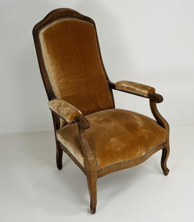 French Antique Voltaire Chair