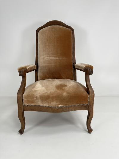 French Antique Voltaire Chair