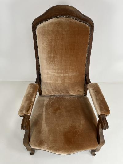 French Antique Voltaire Chair
