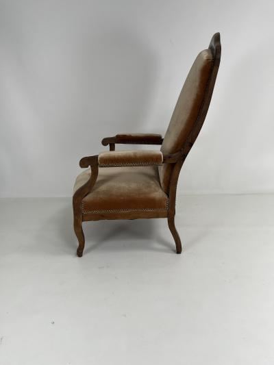 French Antique Voltaire Chair