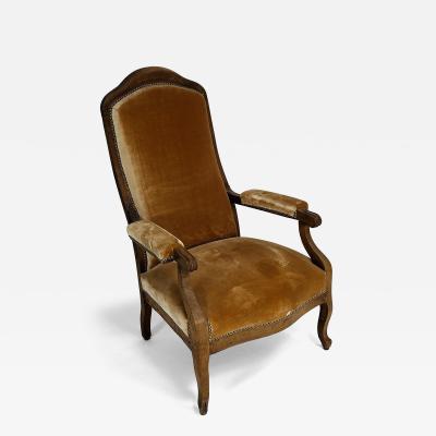 French Antique Voltaire Chair